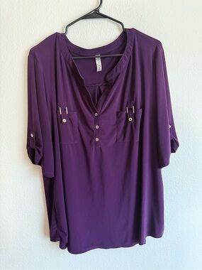 Plum Color Blouse(3X)